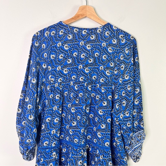 BOG Collective Delft Blue Boho Dress - Picture 8 of 10